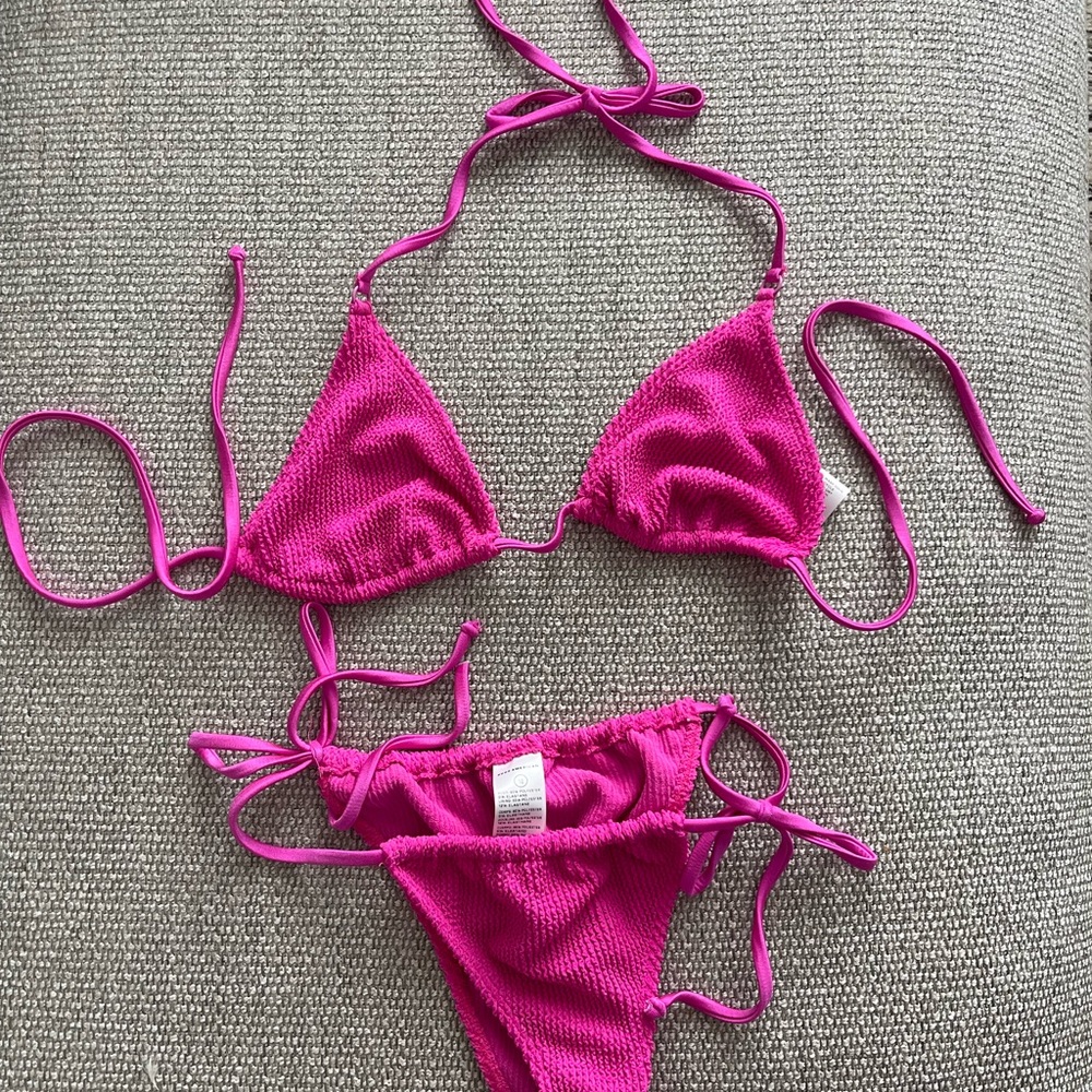 Good American ALWAYS FITS TINY TIES BIKINI
